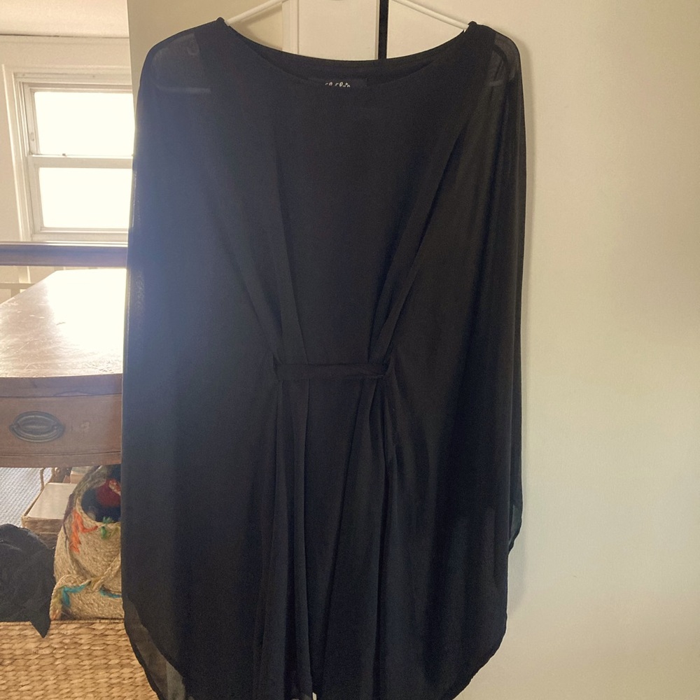 Lulu’s Black Cinched Waist Dress - M